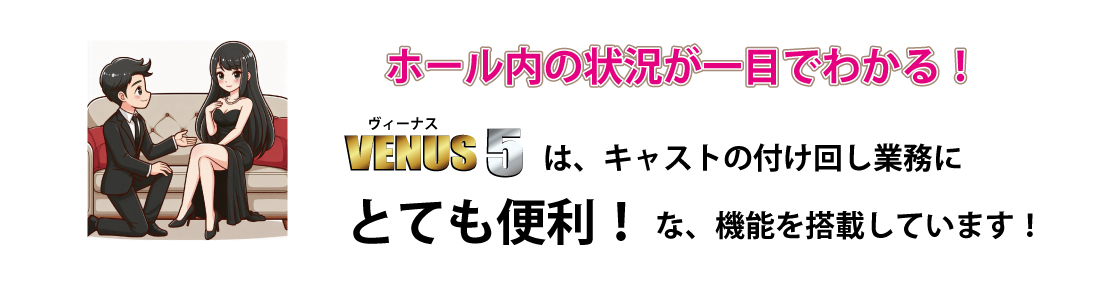キャストの付け回しにとても便利な機能搭載！